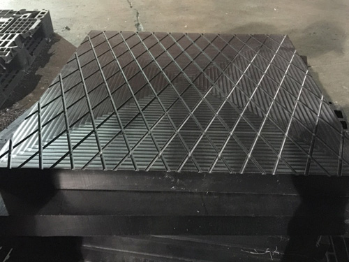 Tapis de marais pour les routes de construction