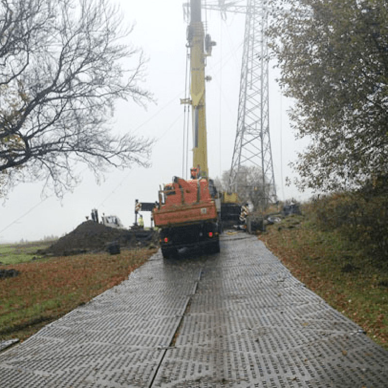 Tapis de sol pour chantier