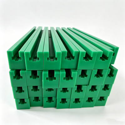 Guides à chaînes à rouleaux en plastique