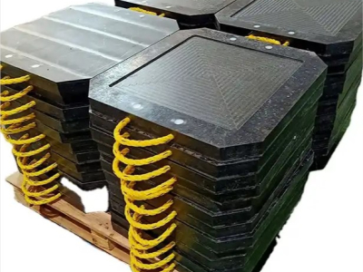 Coussinets de stabilisateur de grue