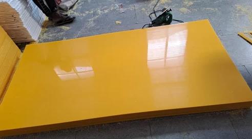 Feuille UHMWPE jaune Yellow UHMWPE Sheet